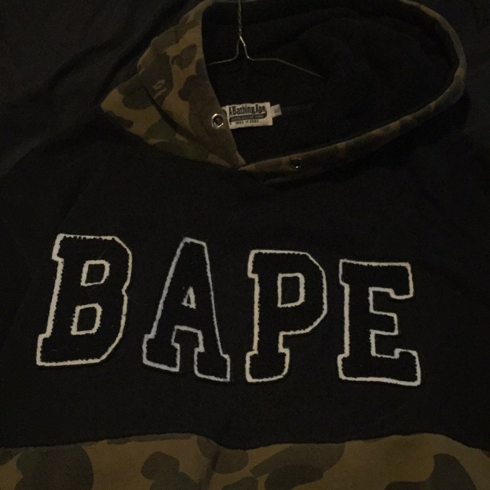 It’s a bape hoodie